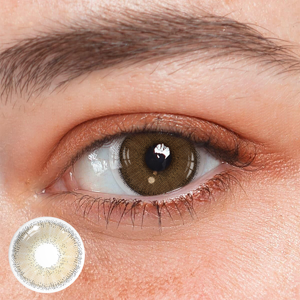 Marcela Dark Brown Coloured Contact Lenses Main image
