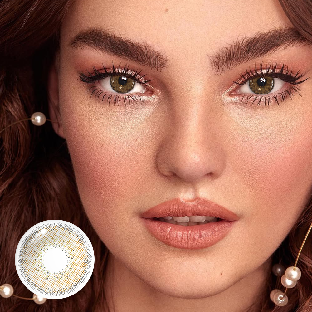 Marcela Dark Brown Coloured Contact Lenses Secondary image