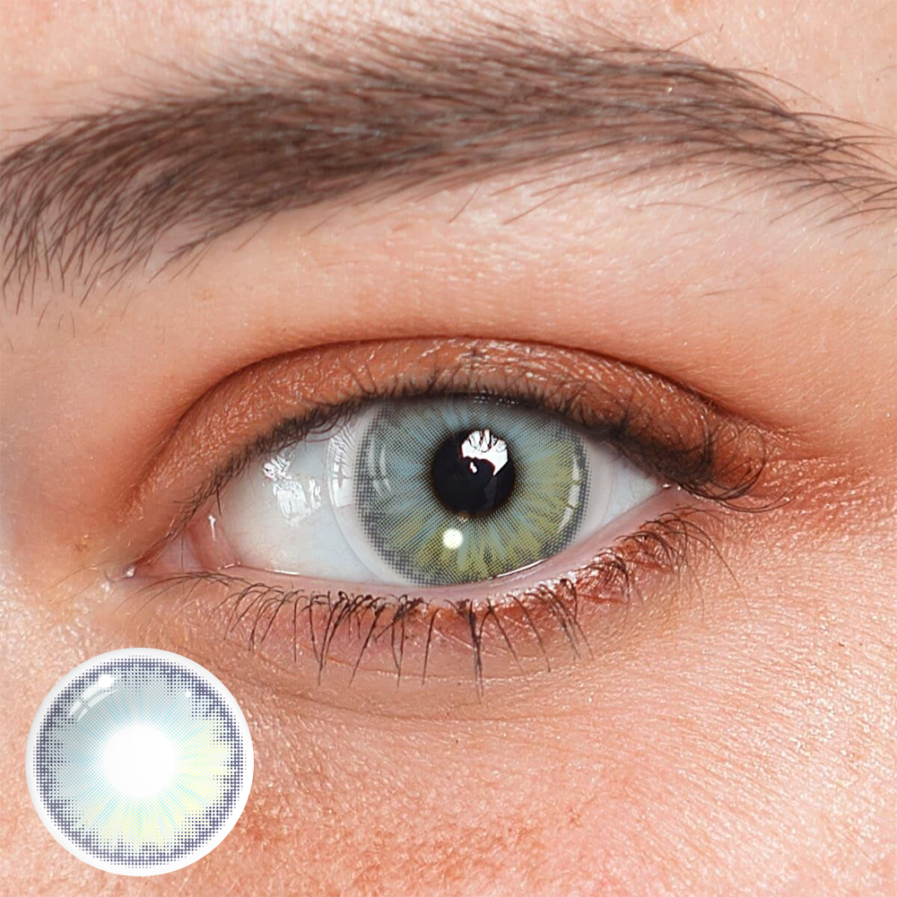 Helmi Ash Blue Coloured Contact Lenses