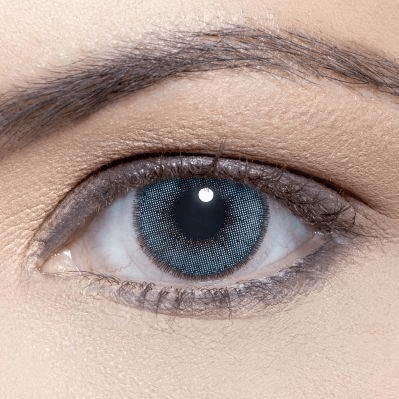 Natural Colors AZUL Blue Coloured Contact Lenses Secondary image