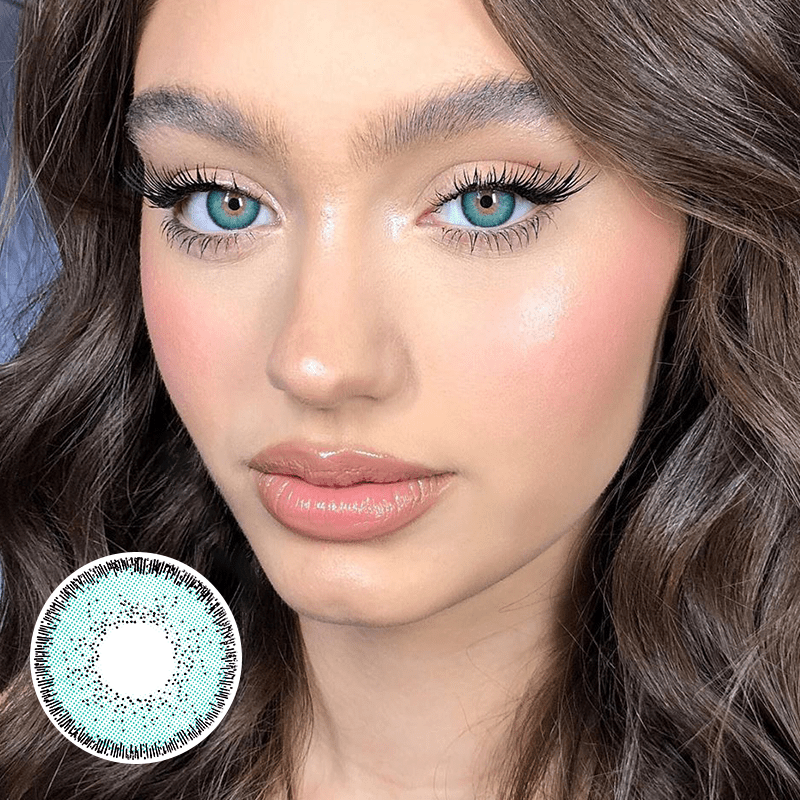 Natural Colors MARINE Blue Coloured Contact Lenses - BEAUEYE (UK) Main image
