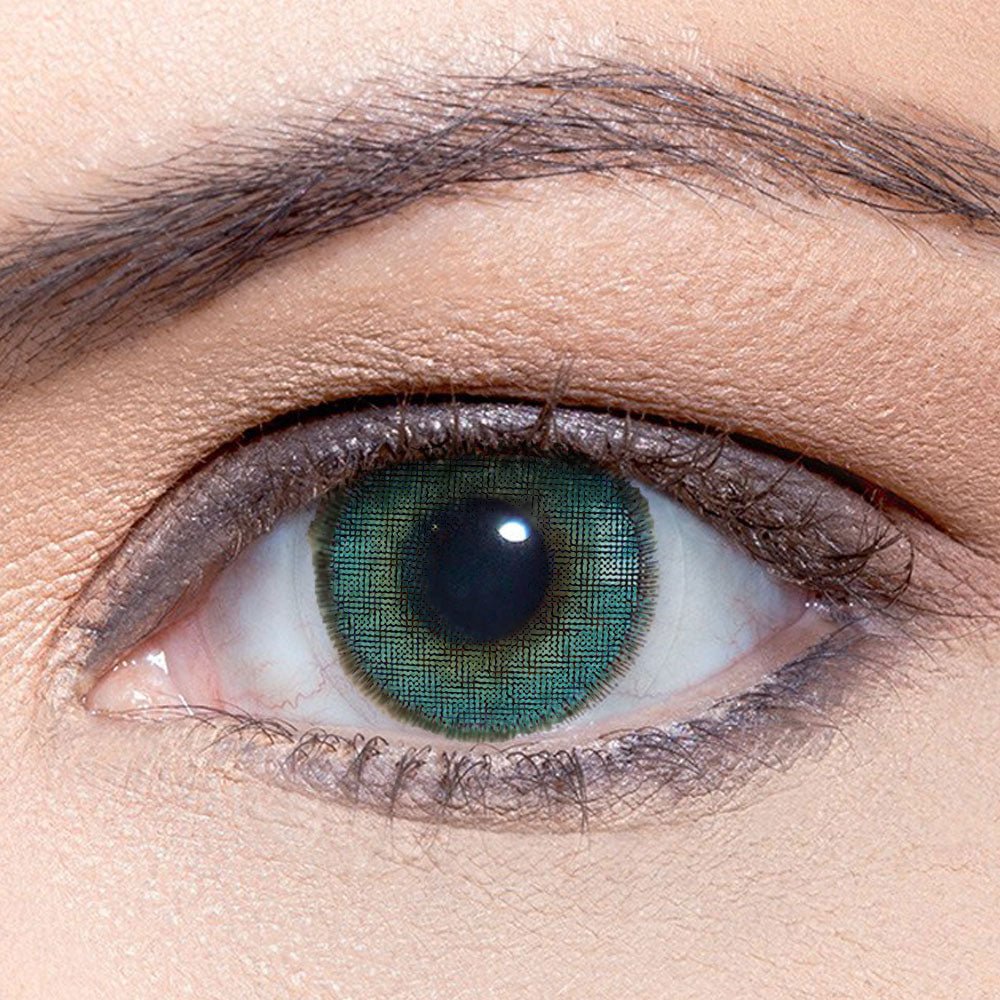 Natural Colors MARINE Blue Coloured Contact Lenses Secondary image
