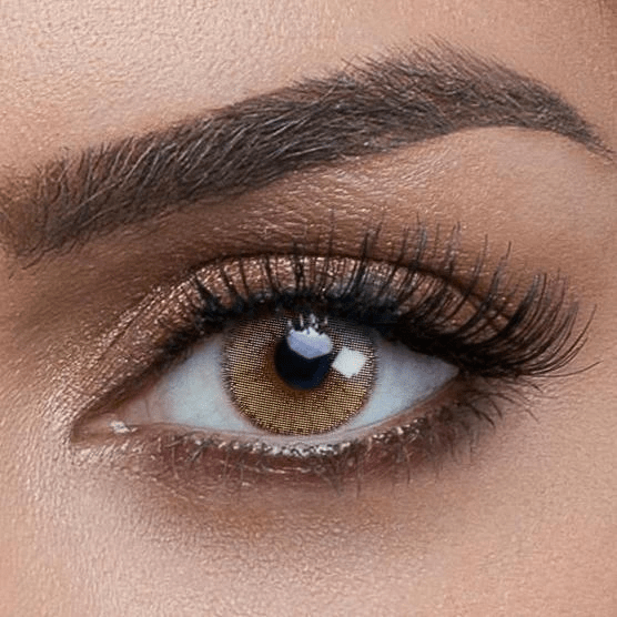Natural Colors MEL Yellow Coloured Contact Lenses Secondary image