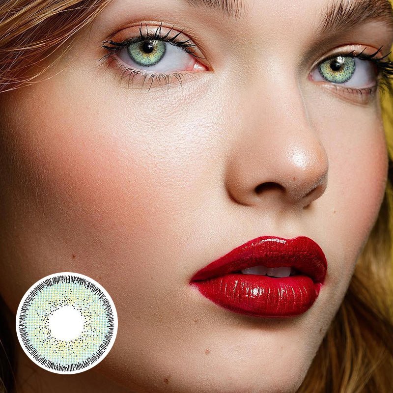 Natural Colors TOPAZIO Green Coloured Contact Lenses - BEAUEYE (UK) Main image