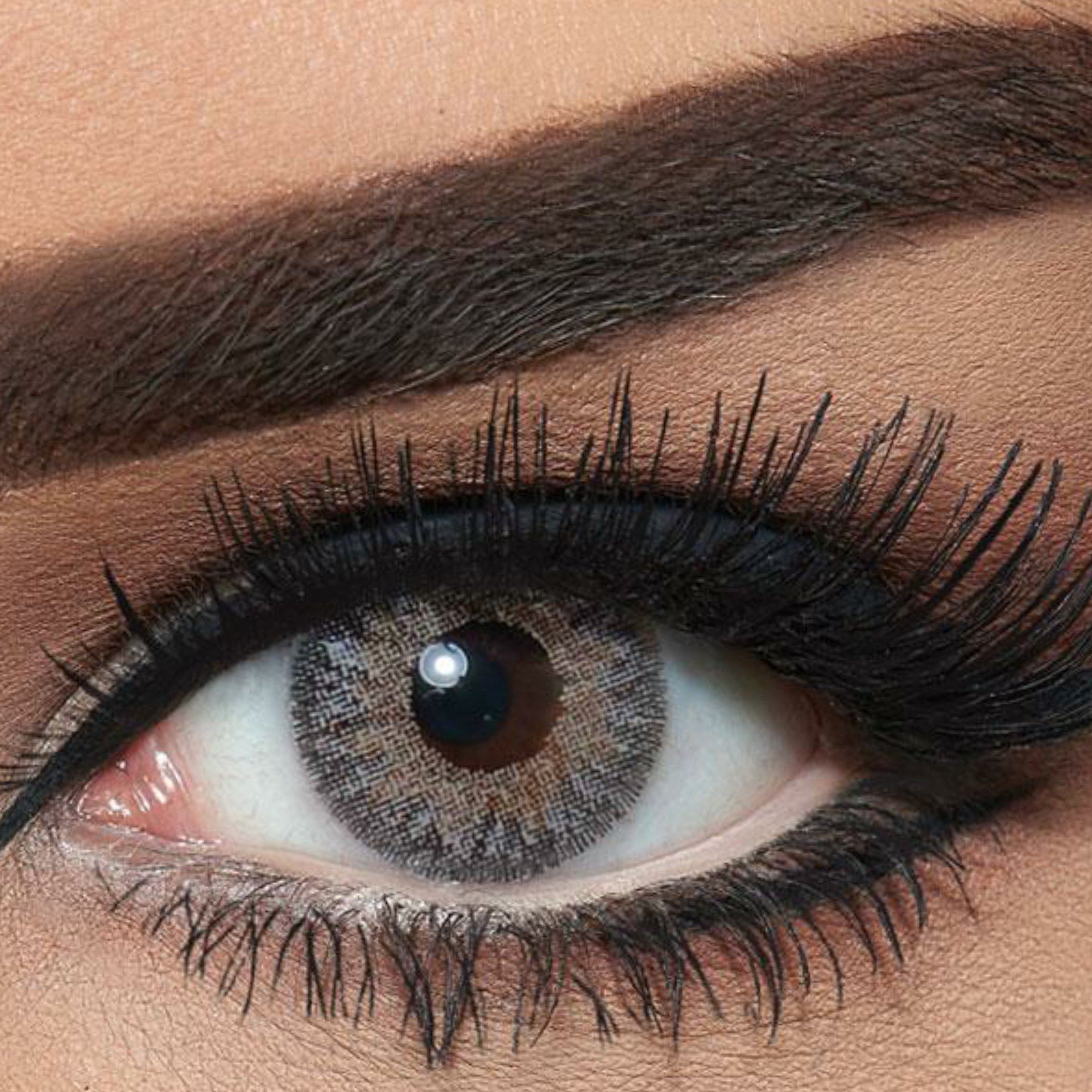 NATURAL Cool Gray Coloured Contact Lenses - BEAUEYE (UK) Main image