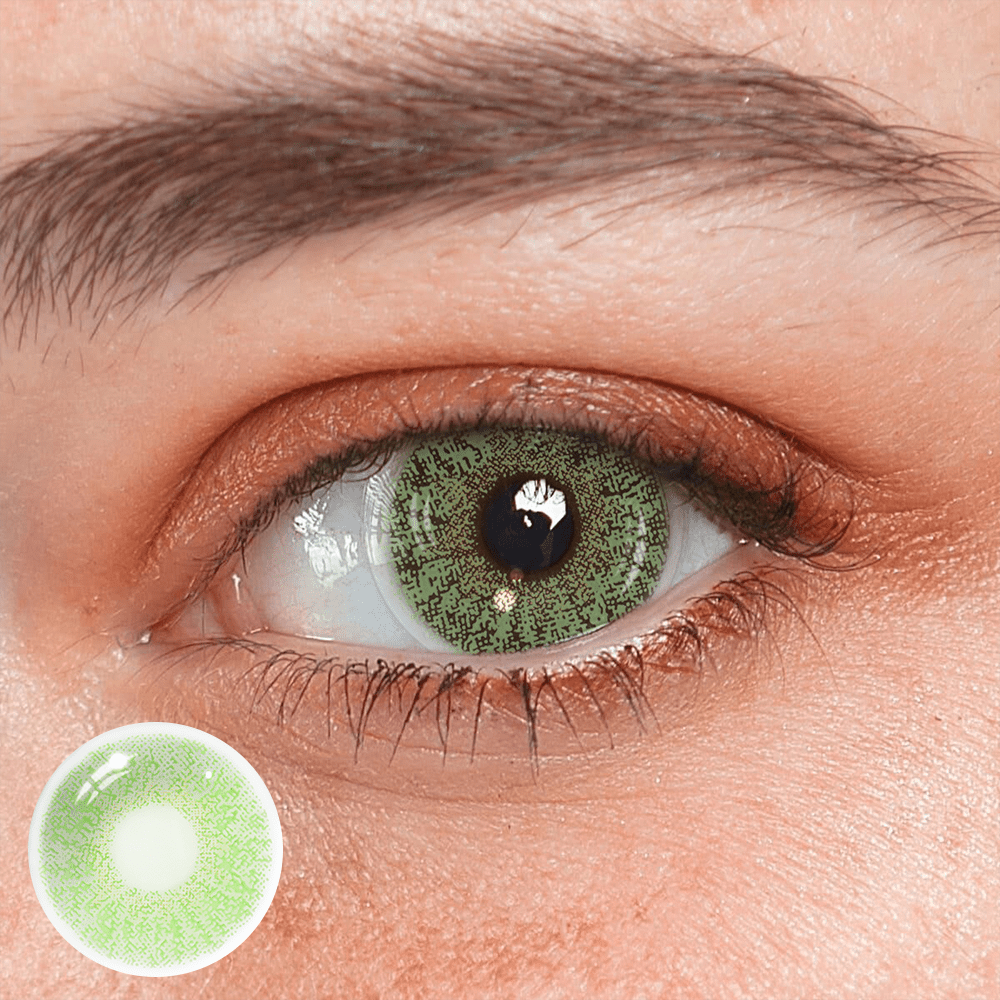 NATURAL GREEN Coloured Contact Lenses - BEAUEYE (UK) Main image
