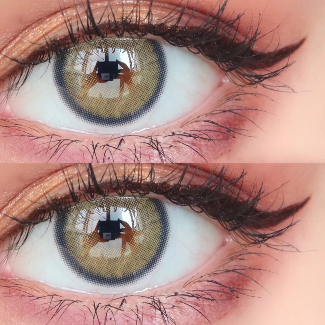 Neala Green Prescription Coloured Contact Lenses Secondary image