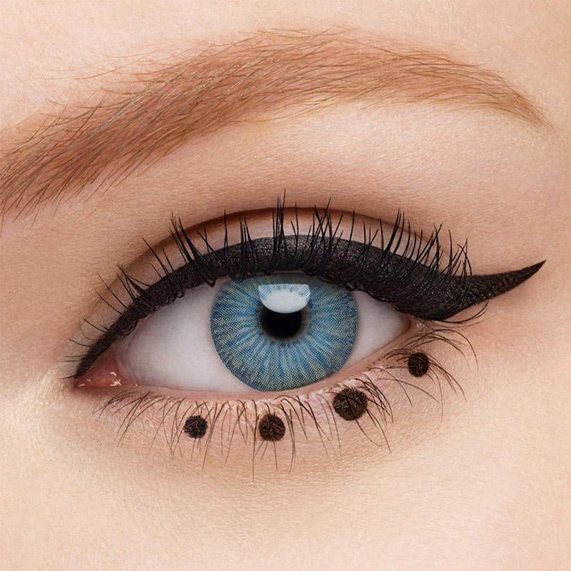 New York 2  BLUE Daily (10 Pcs) Coloured Contact Lenses Secondary image