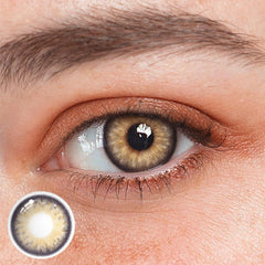 Nissa Brown Coloured Contact Lenses - BEAUEYE (UK)