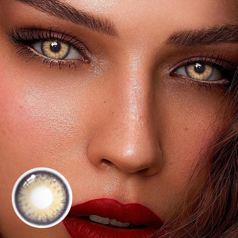 Nissa Brown Coloured Contact Lenses - BEAUEYE (UK)