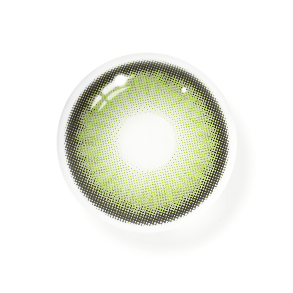 Norko Green Prescription Coloured Contact Lenses Secondary image