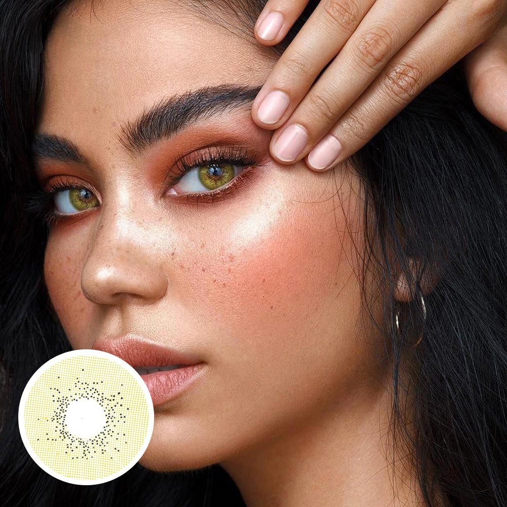 Ocean Jade Green Prescription Coloured Contact Lenses Secondary image