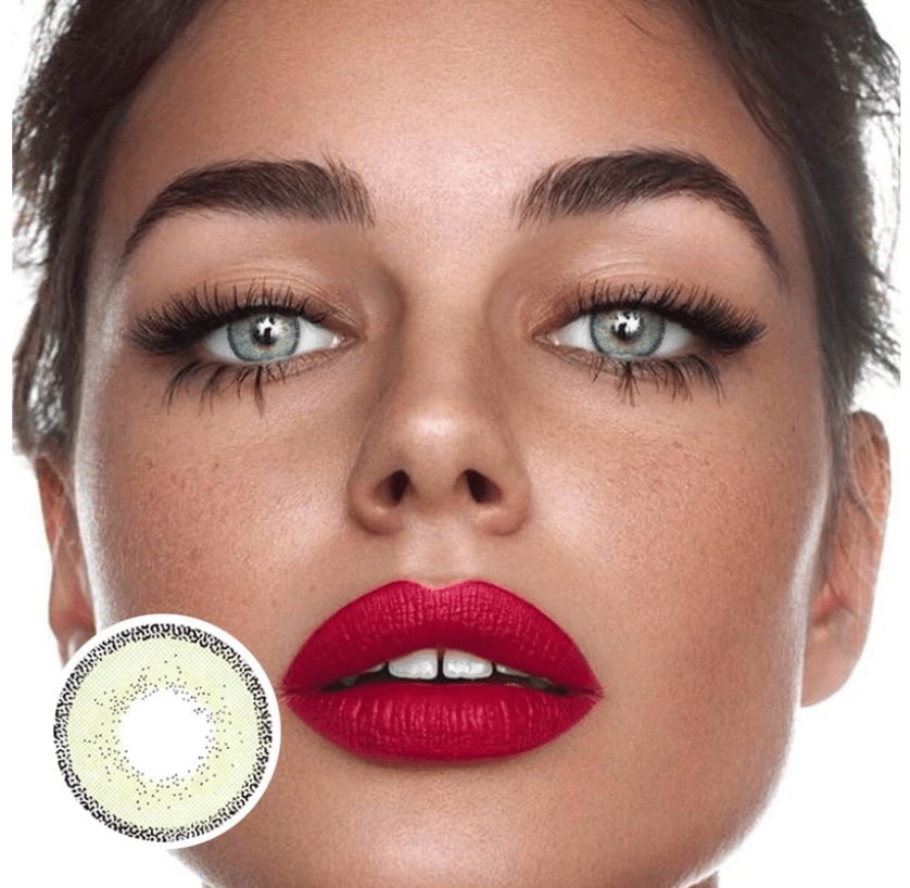 Olivia Aqua Green Coloured Contact Lenses - BEAUEYE (UK) Main image