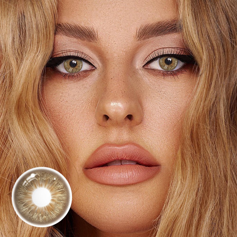 Olivia Brown Coloured Contact Lenses Secondary image