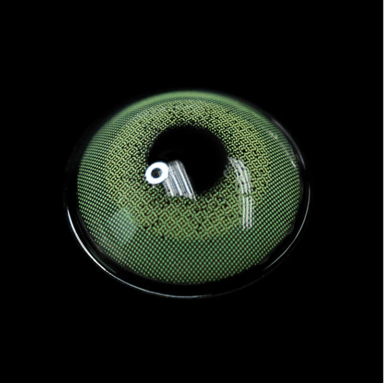 Olivia  Mentha Green Coloured Contact Lenses Secondary image
