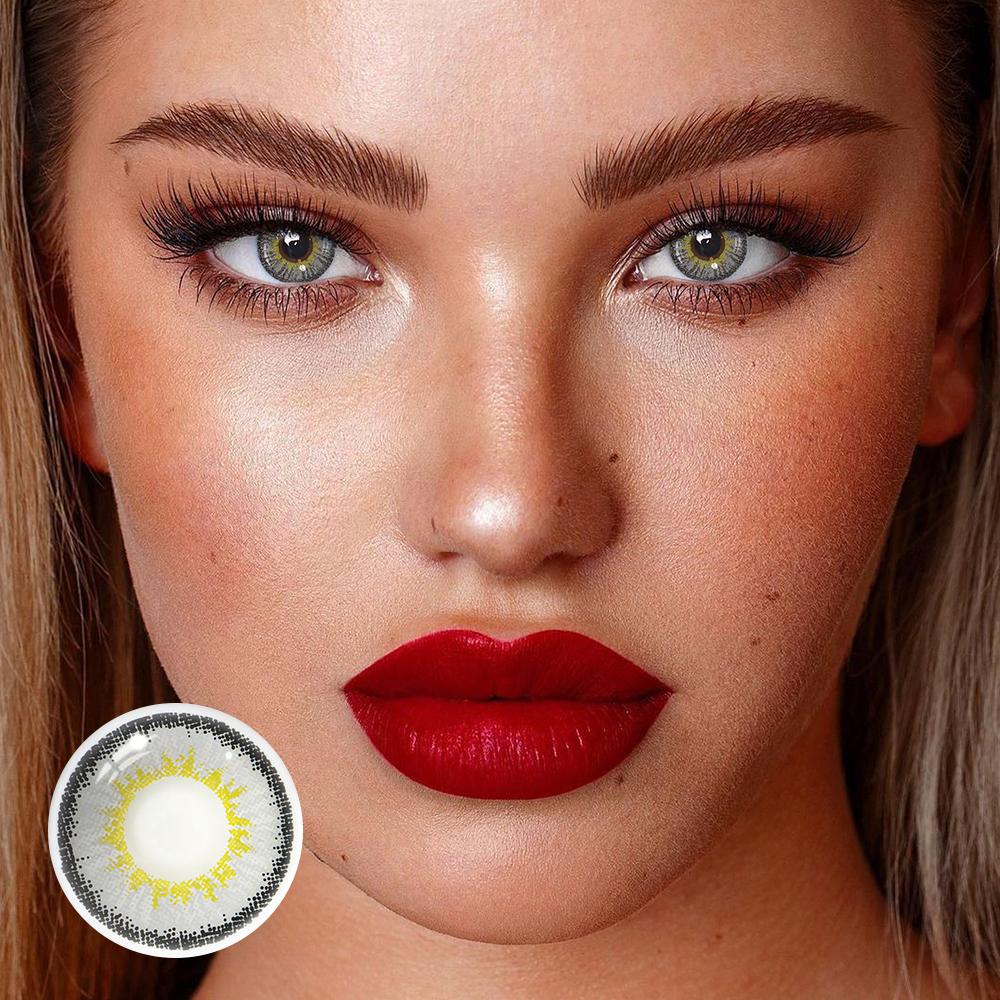 Onyx Gray Coloured Contact Lenses Secondary image