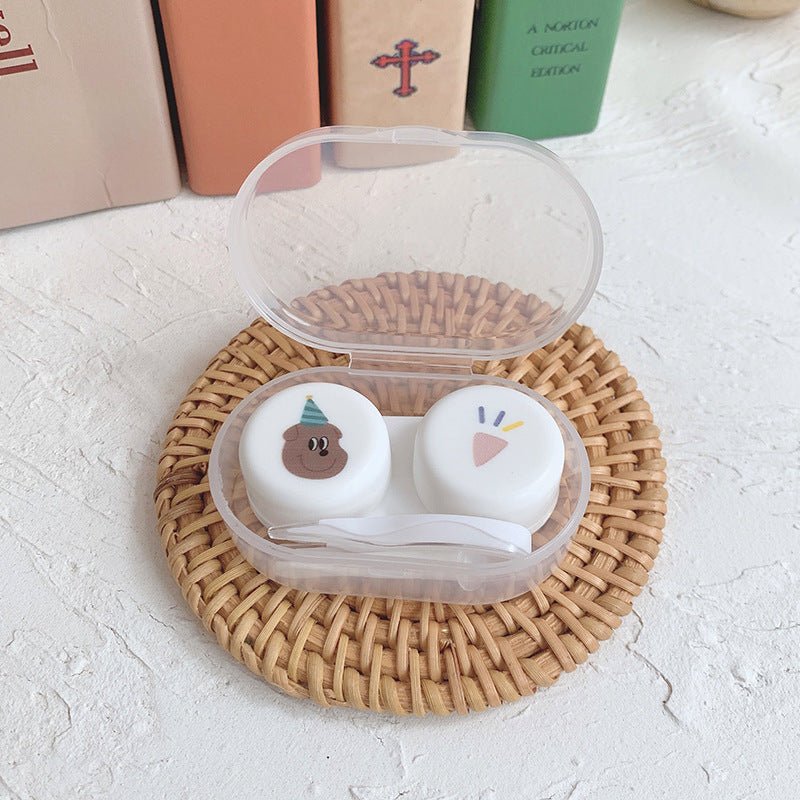 Oval Colored Contact Lens Case - BEAUEYE (UK)