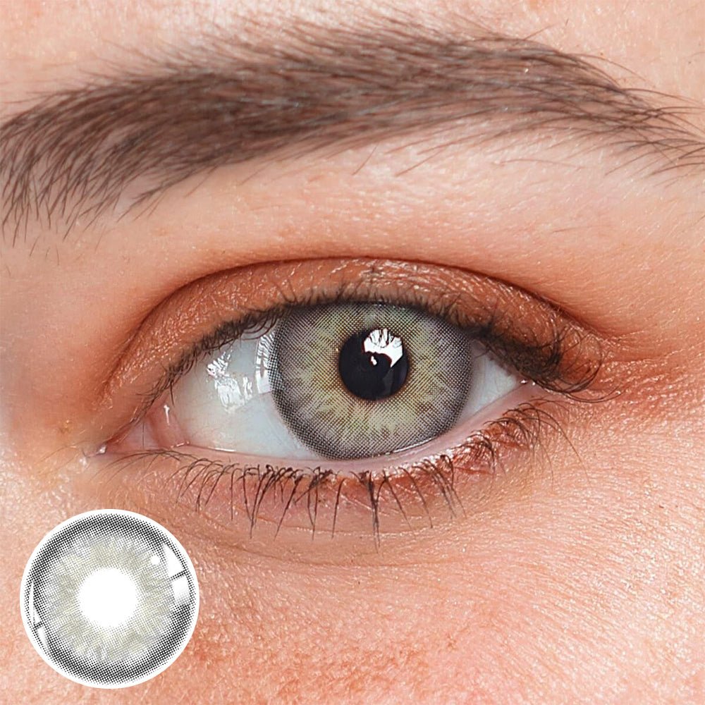 Paloma Saturn Grey Prescription Coloured Contact Lenses - BEAUEYE (UK) Main image
