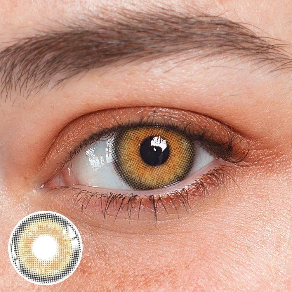 Paloma Venus Khaki Brown Prescription Coloured Contact Lenses - BEAUEYE (UK) Main image