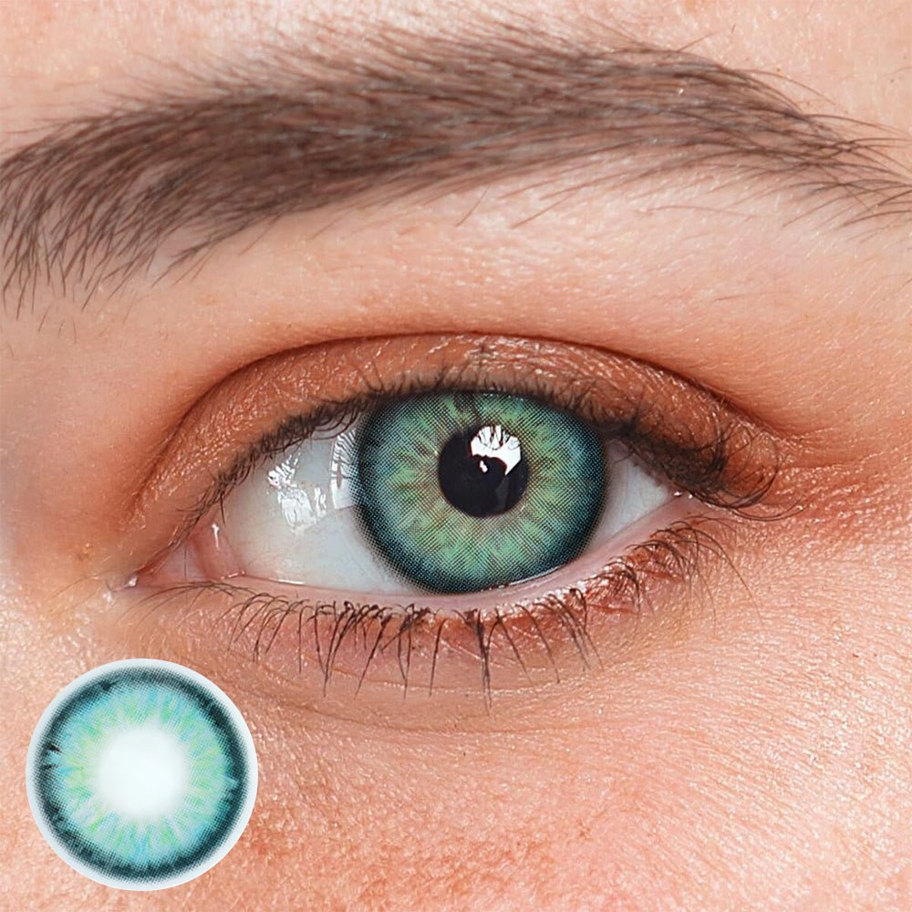 Perla Blue Prescription Coloured Contact Lenses - BEAUEYE (UK) Main image