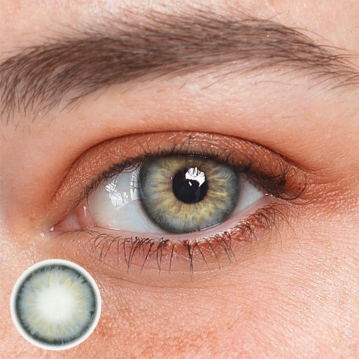 Perla Deep Grey Prescription Coloured Contact Lenses - BEAUEYE (UK) Main image