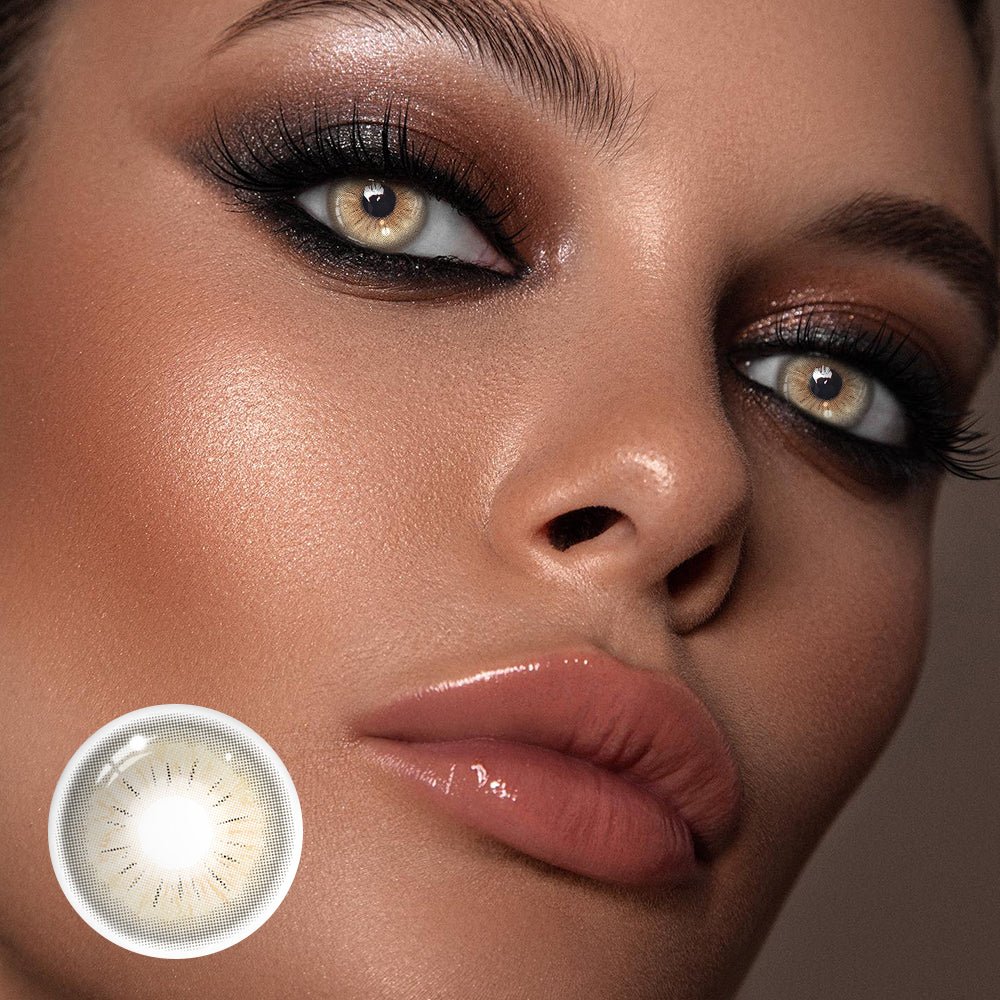 Perola Brown Coloured Contact Lenses Secondary image