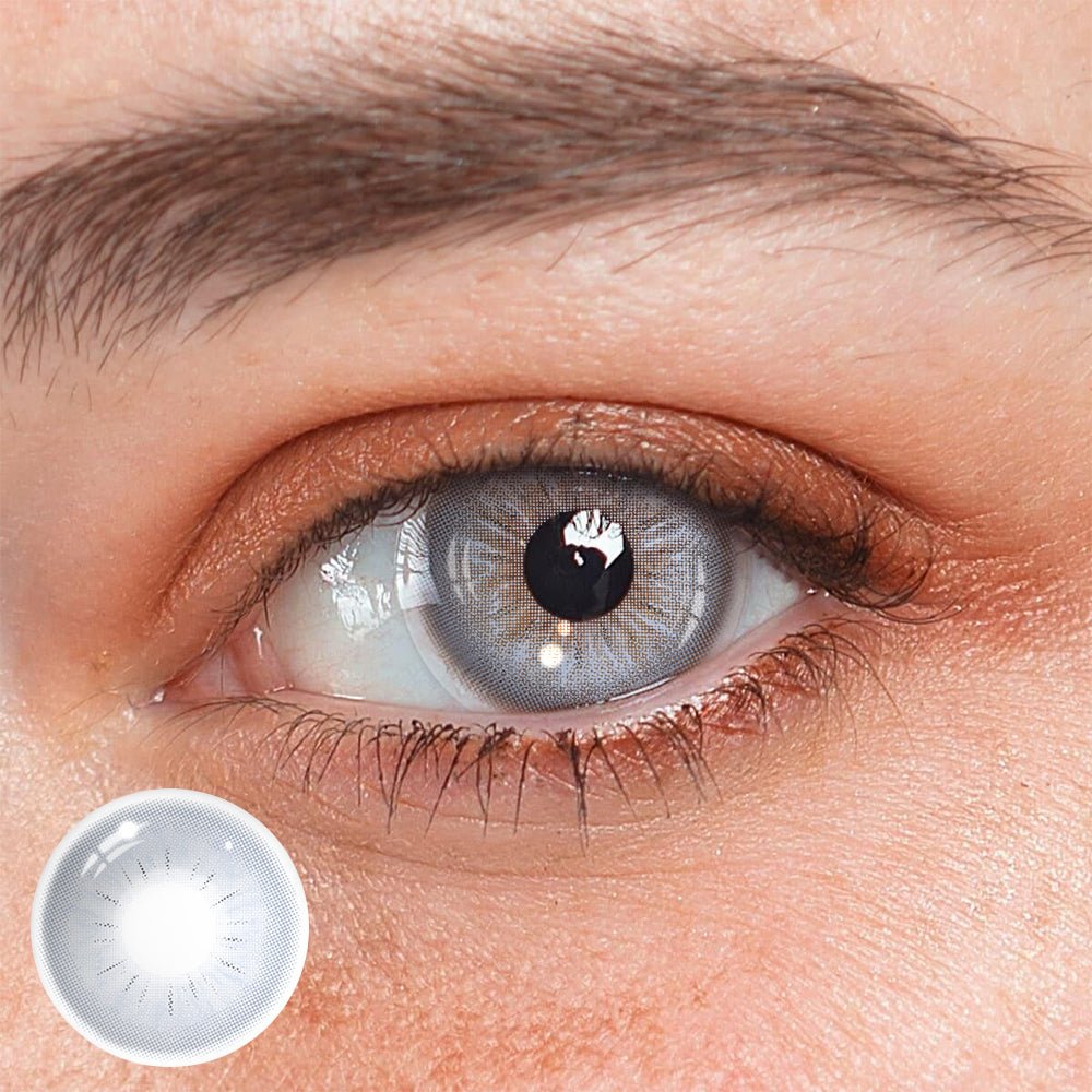 Perola Light Gray Coloured Contact Lenses - BEAUEYE (UK) Main image