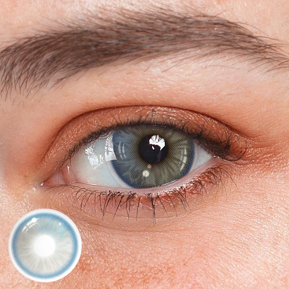 Pina Blue Coloured Contact Lenses - BEAUEYE (UK) Main image