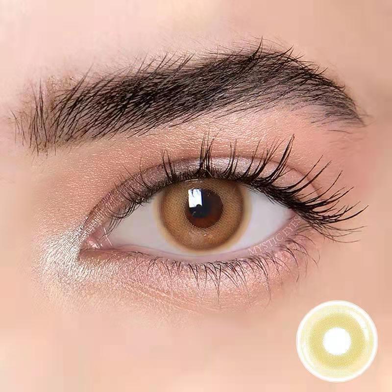 Pixie Brown Coloured Contact Lenses - BEAUEYE (UK)