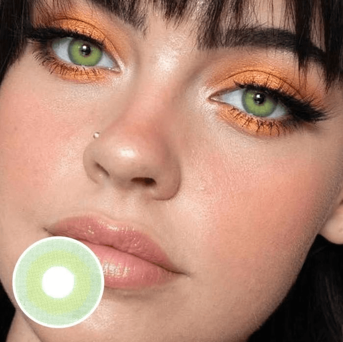 Pixie Green Coloured Contact Lenses Secondary image