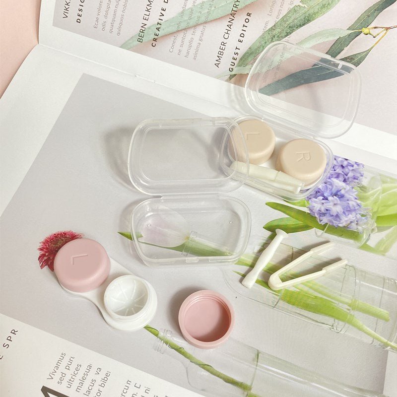 Plain Colored Contact Lens Case - BEAUEYE (UK)