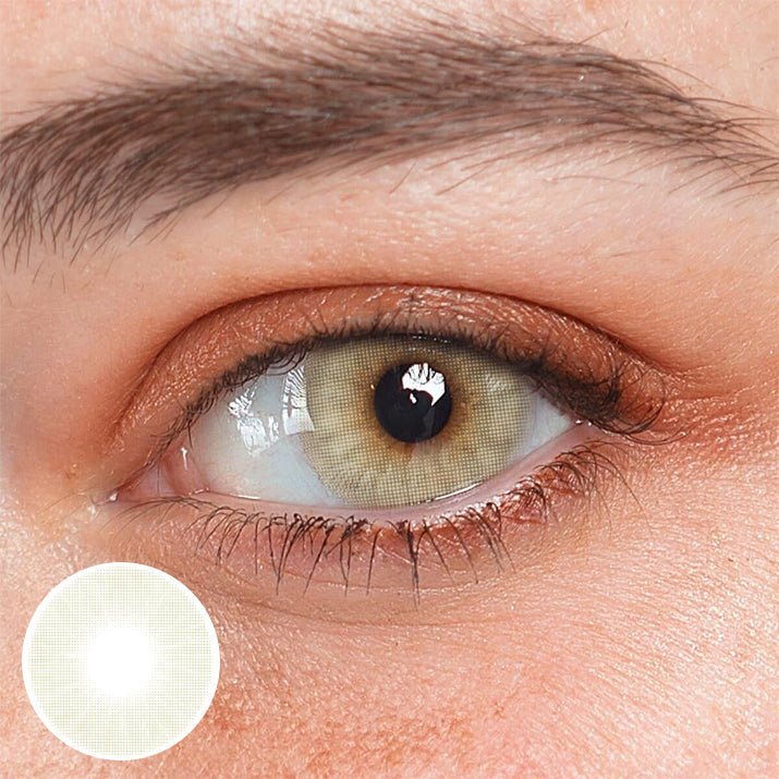 Polar Light Crystal Khaki Prescription Coloured Contact Lenses - BEAUEYE (UK) Main image
