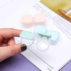Portable flip cover Multicolor Colored Contact Lens Case - BEAUEYE (UK)