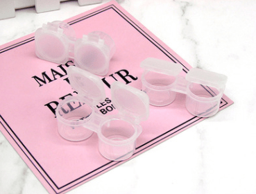 Portable flip cover Multicolor Colored Contact Lens Case - BEAUEYE (UK)