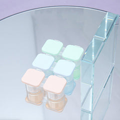 Portable flip cover Multicolor Colored Contact Lens Case - BEAUEYE (UK)