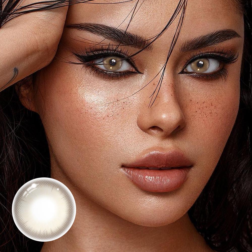 Posy Brown Coloured Contact Lenses Secondary image