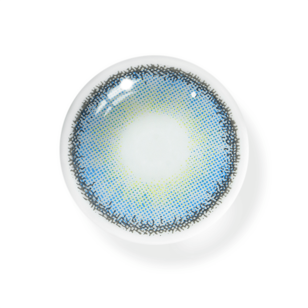 Premium Candy Blue Prescription Coloured Contact Lenses - BEAUEYE (UK)
