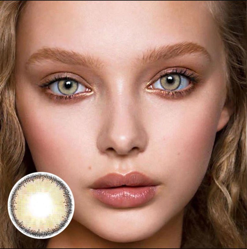 Premium Candy Brown Prescription Coloured Contact Lenses - BEAUEYE (UK)