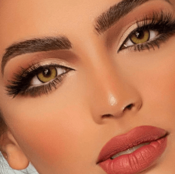 Premium Candy Brown Prescription Coloured Contact Lenses Secondary image