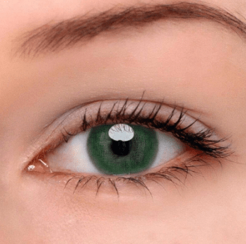 Premium Candy Green Prescription Coloured Contact Lenses Secondary image
