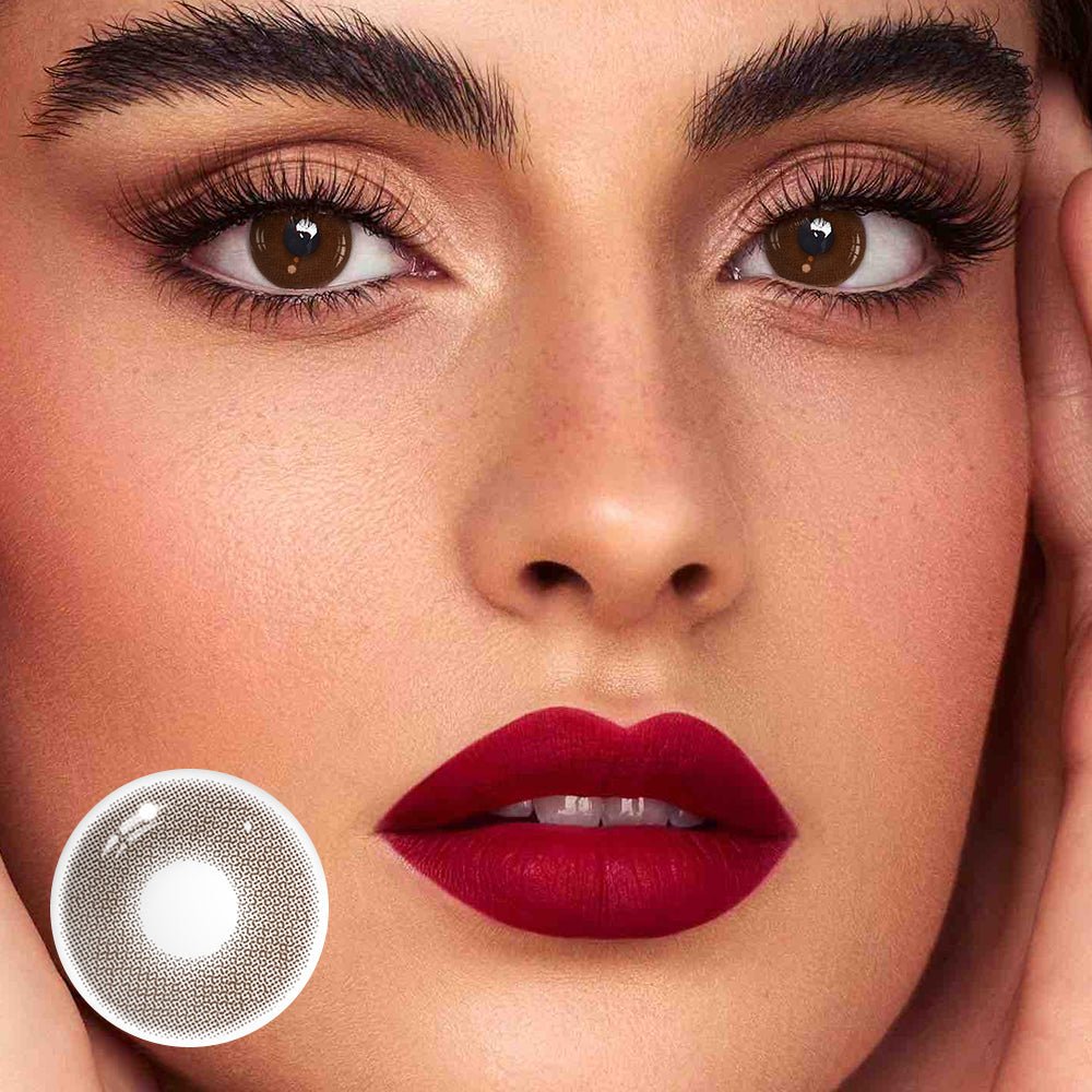 Queen Coffee Coloured Contact Lenses Secondary image