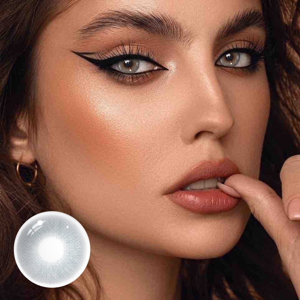 Queen Gray Coloured Contact Lenses Secondary image