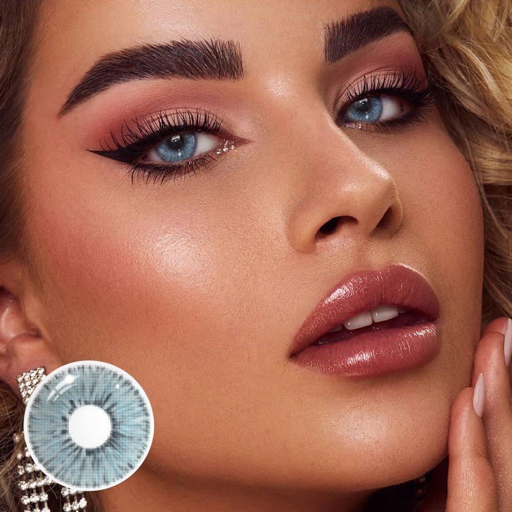 Radella Blue Coloured Contact Lenses Secondary image