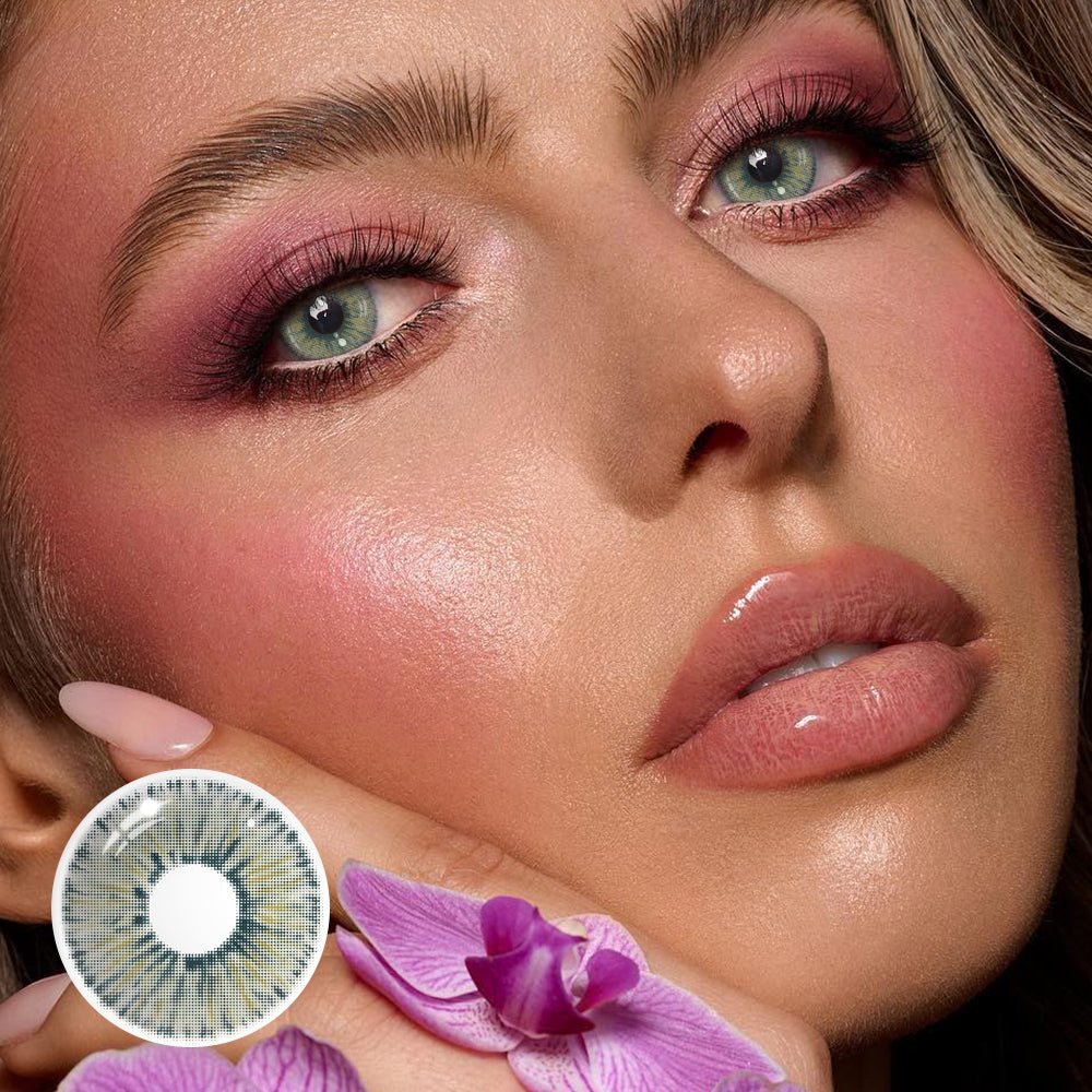 Radella Green Coloured Contact Lenses Secondary image