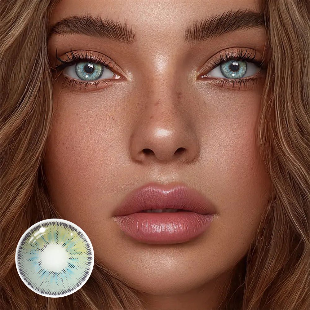 Radella Sky Blue Prescription Coloured Contact Lenses Secondary image