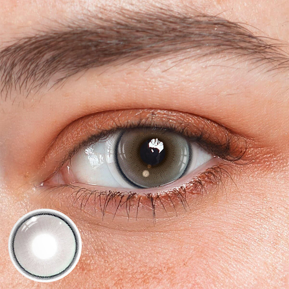 Aura Gray Coloured Contact Lenses Main image