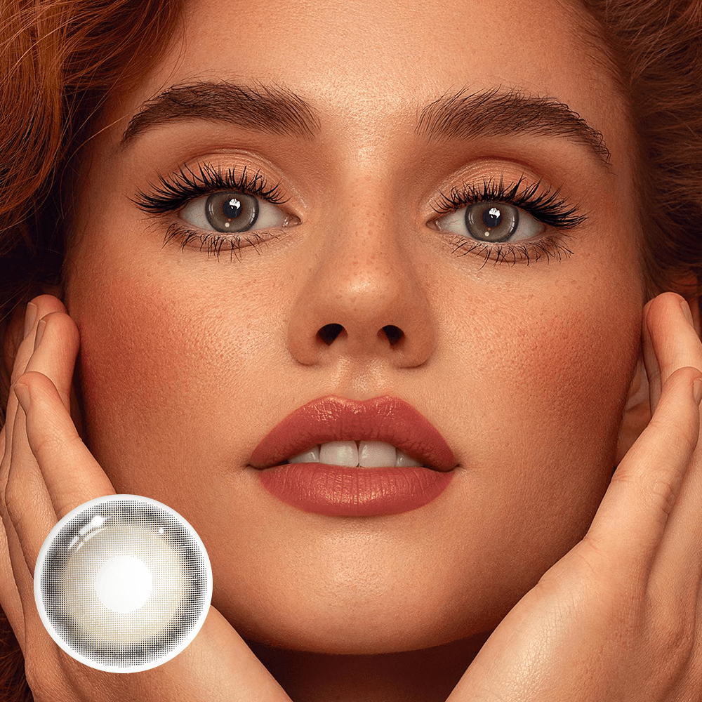 Realta Gray Coloured Contact Lenses Secondary image
