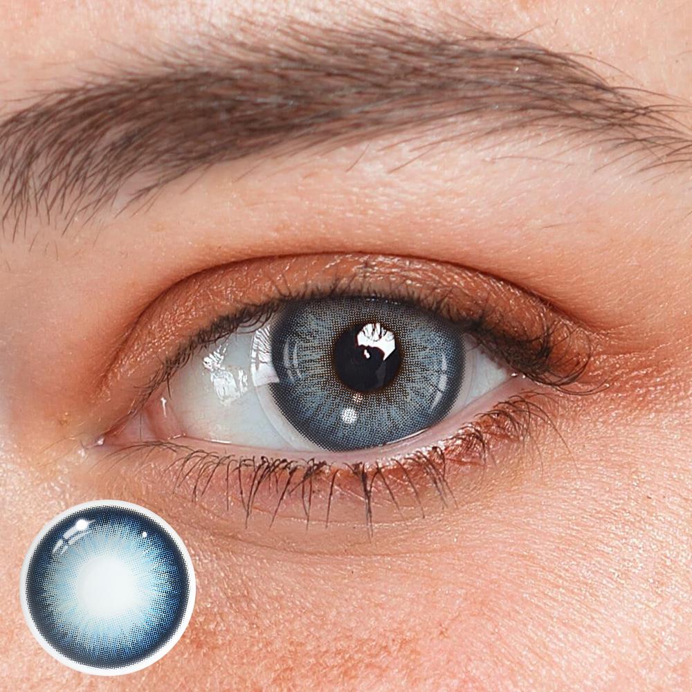 Renata Blue Coloured Contact Lenses - BEAUEYE (UK) Main image