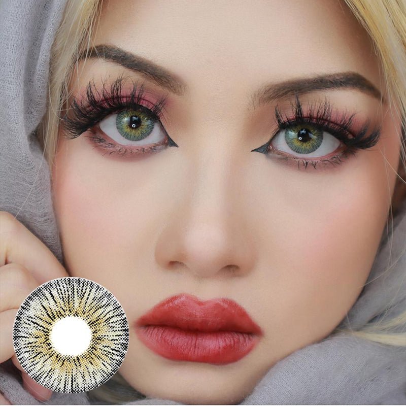 Retro Marble Grey Contact Lenses - BEAUEYE (UK)