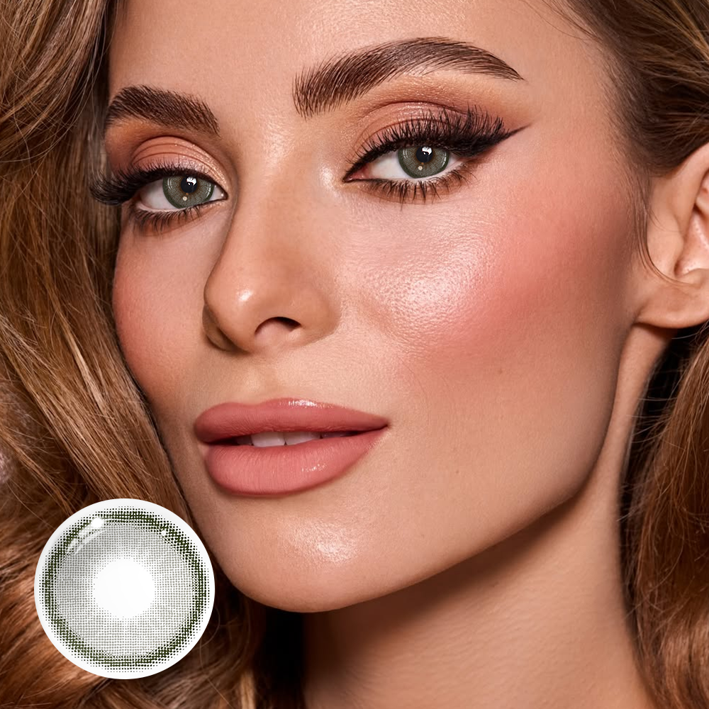 Rainbow Bassia Gray Coloured Contact Lenses Secondary image